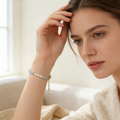 Gold & Blue Aquamarine Bracelet