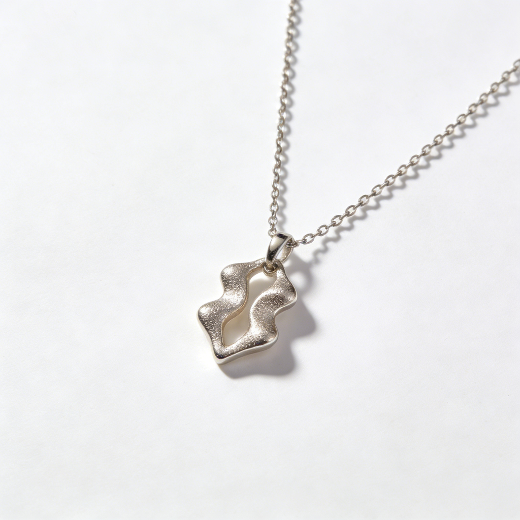 Matte Irregular Hollow Necklace