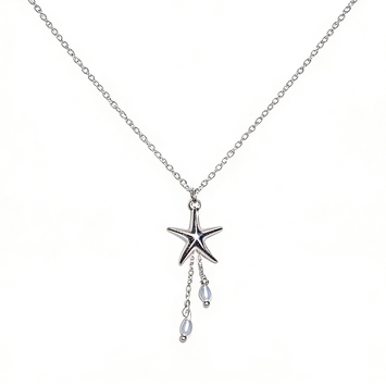 Starfish Tassel Necklace