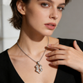 Matte Irregular Hollow Necklace